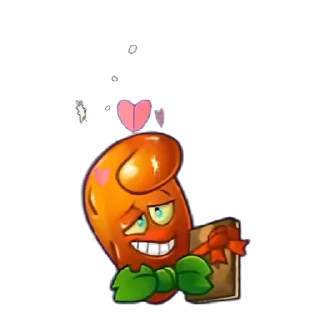 Sticker from the "Plants vs zombies" sticker pack