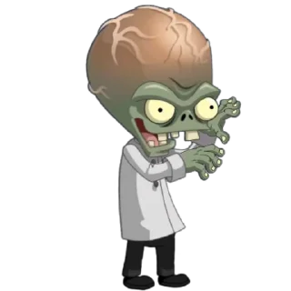 Sticker from the "Plants vs zombies" sticker pack