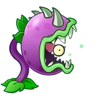 Sticker from the "Plants vs zombies" sticker pack