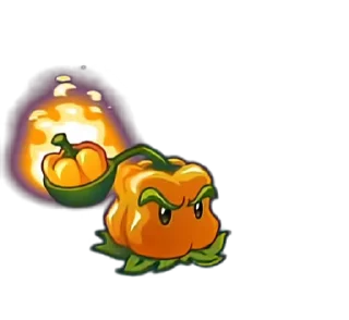 Sticker from the "Plants vs zombies" sticker pack