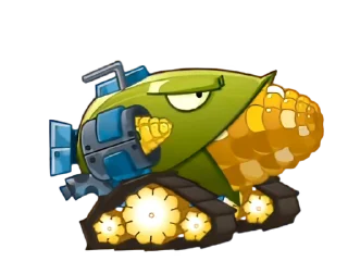 Sticker from the "Plants vs zombies" sticker pack