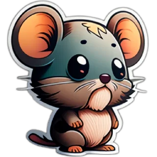 Telegram sticker pack "Neural mouse"