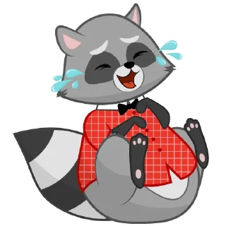 Telegram sticker pack "Енот Матвей"