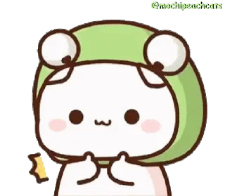 Sticker from the "mochi peach cats №21" sticker pack