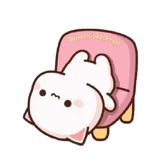 Sticker from the "mochi peach cats №21" sticker pack