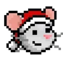 Стикер из набора "LIHKG Mouse Xmas Animated (Unofficial)"