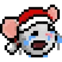 Sticker from the "LIHKG Mouse Xmas Animated (Unofficial)" sticker pack