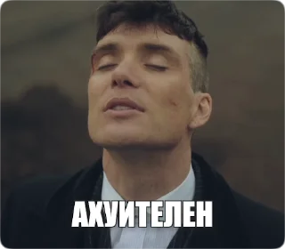 Sticker from the "Peaky Memes / Острые козырьки" sticker pack