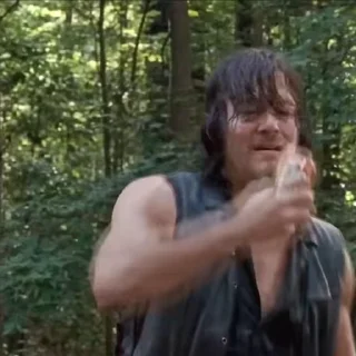 Стикер из набора "Daryl Dixon"