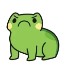 Sticker from the "Froggy" sticker pack