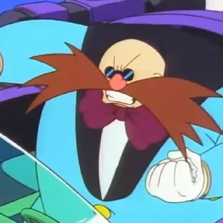 Sticker from the "Sonic OVA 1996" sticker pack