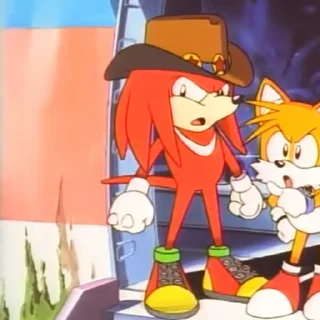 Стикер из набора "Sonic OVA 1996"