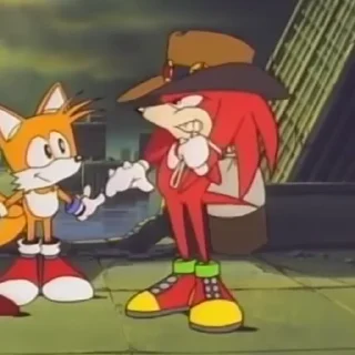 Стикер из набора "Sonic OVA 1996"