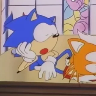 Стикер из набора "Sonic OVA 1996"