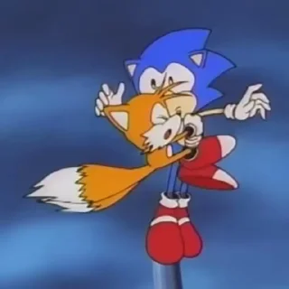 Стикер из набора "Sonic OVA 1996"