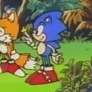 Стикер из набора "Sonic OVA 1996"