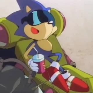 Стикер из набора "Sonic OVA 1996"