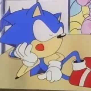 Sticker from the "Sonic OVA 1996" sticker pack