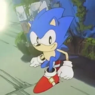 Стикер из набора "Sonic OVA 1996"