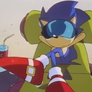 Стикер из набора "Sonic OVA 1996"