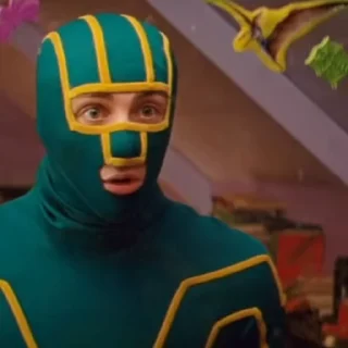 Стикер из набора "Kick-Ass"