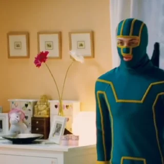 Стикер из набора "Kick-Ass"