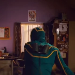 Стикер из набора "Kick-Ass"