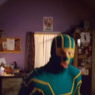 Стикер из набора "Kick-Ass"