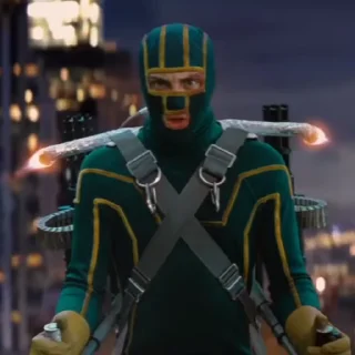 Стикер из набора "Kick-Ass"