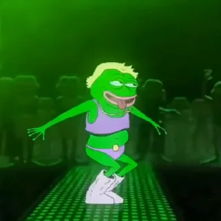 Стикер из набора "Pepe the Frog"