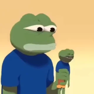 Стикер из набора "Pepe the Frog"