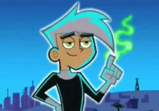 Sticker from the "Danny Phantom" sticker pack