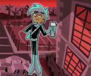 Sticker from the "Danny Phantom" sticker pack