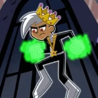 Sticker from the "Danny Phantom" sticker pack