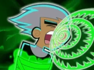 Sticker from the "Danny Phantom" sticker pack