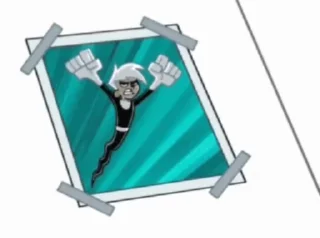 Sticker from the "Danny Phantom" sticker pack