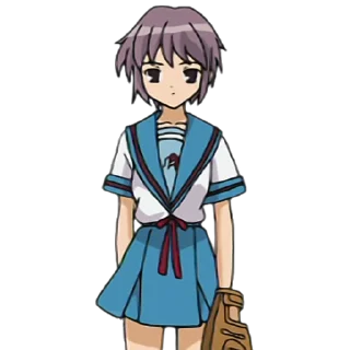 Sticker from the "Haruhi Suzumiya" sticker pack