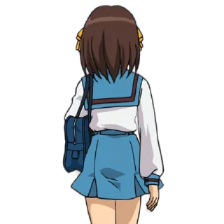 Sticker from the "Haruhi Suzumiya" sticker pack