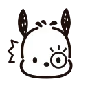 Sticker from the "pochacco" sticker pack