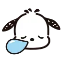 Sticker from the "pochacco" sticker pack