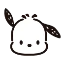 Sticker from the "pochacco" sticker pack