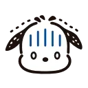 Sticker from the "pochacco" sticker pack