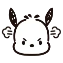 Sticker from the "pochacco" sticker pack