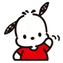 Sticker from the "pochacco" sticker pack