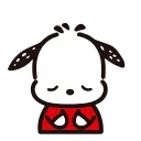 Sticker from the "pochacco" sticker pack