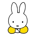 Sticker from the "miffy" sticker pack