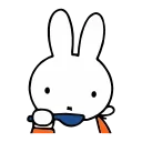 Sticker from the "miffy" sticker pack