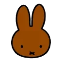 Sticker from the "miffy" sticker pack