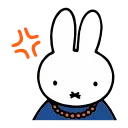 Sticker from the "miffy" sticker pack