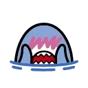 Sticker from the "small shark" sticker pack